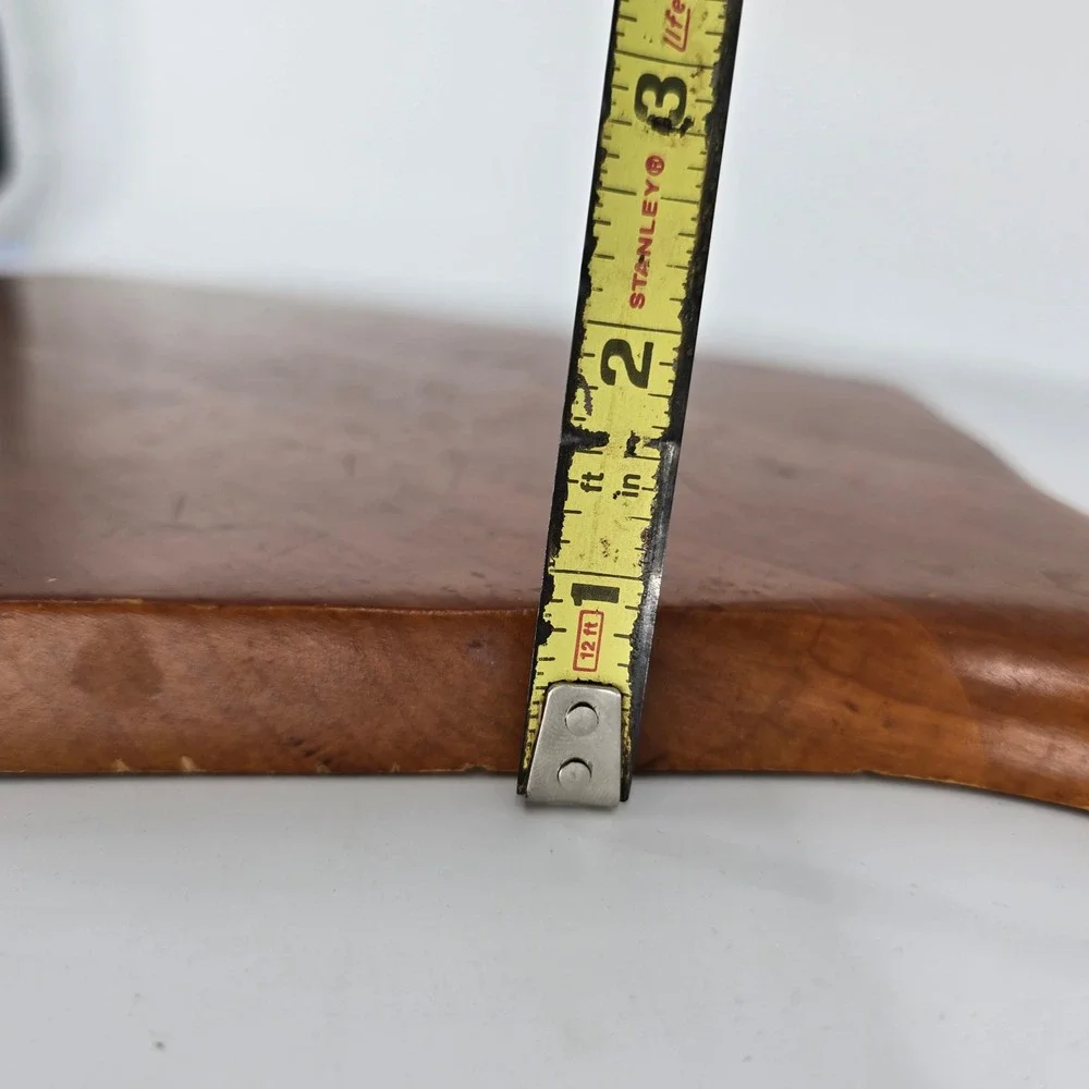 Vintage Wood Charcuterie Board, Large Curved‎ Cheese Platter Serving Paddle